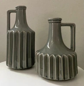 Graue Vase 2er Set Wohnkultur - Bild 1 von 6
