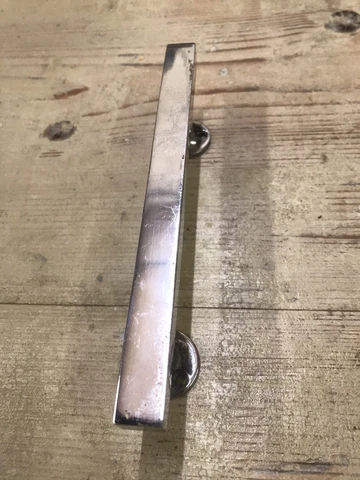 Original Art Deco Chrome door handle Pull from 1930's property Antique Old Cover