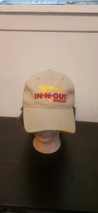 Oficial In-N-Out Hamburguesa Empleado Sombrero Snapback Uniforme Crew Cap Ajustable - Imagen 1 de 11