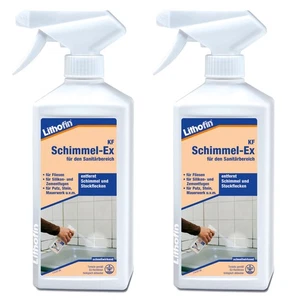 2 x Lithofin KF Schimmel-Ex Stockflecken-Entferner Pilze Algen Fliesen á 500 ml - Bild 1 von 1