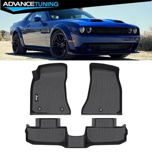 Alfombrillas para Dodge Challenger 15-23 tracción trasera alfombras TPE 3D forro de bota para todas las estaciones - Imagen 1 de 10