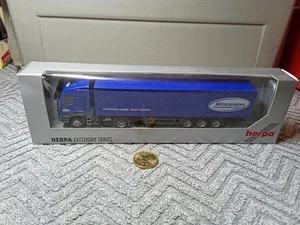 XX722 Herpa H0 1:87 Iveco "Wincanton" Lkw Mit Zubehör Ovp Planensattelziug - Picture 1 of 17