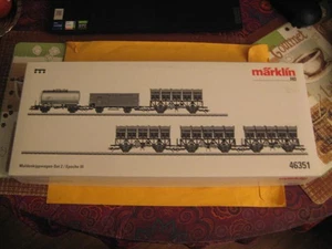 Marklin 46351 Marklin Insider Club 2011 DB Freight Dump Car Set 2 in orig box - Picture 1 of 9