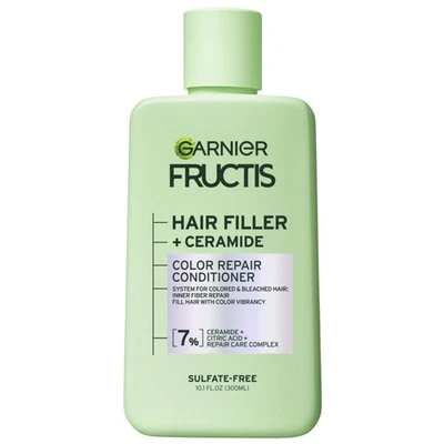 (12 Pcs) Garnier Fructis Hair Filler+Ceramide Color Repair Conditioner 10.1 floz - Image 1 of 4