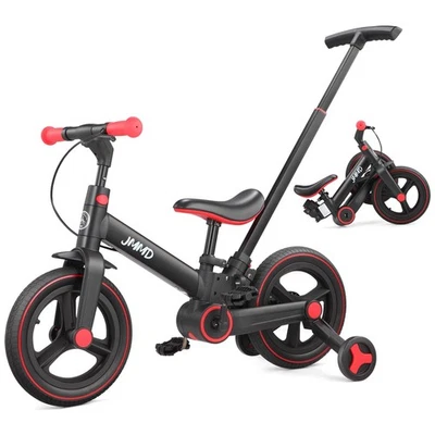 Toddler Bike with Push Handle for Kids 18-60 Months, 6 in 1 Foldable Push Bik... - Image 1 of 4