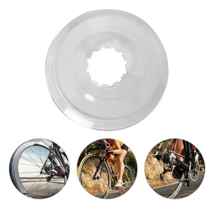 2Pcs Flywheel Protective Cover Sturdy Bike Spokes Protector Transparent Design - Bild 1 von 12