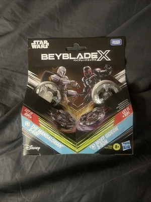 Beyblade X Star Wars Mandalorian 3-60F vs Moff Gideon 3-80N Nova Caixa DMG - Imagem 1 de 2
