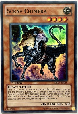 DREV-EN019 Scrap Chimera - Super Rare 1st Edition Lightly Played YuGiOh Card - Image 1 of 3