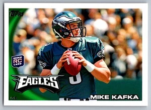 2010 Topps Mike Kafka Rookie Philadelphia Eagles #244 - Picture 1 of 2