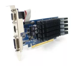 Asus silent Nvidia geforce 210 1GB ddr3 scheda video grafica vga dvi hdmi pc - Foto 1 di 3