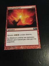 Mtg magic m11 pyretic ritual (French ritual prophetique) nm