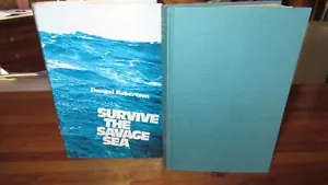 SOBREVIVE al MAR SALVAJE - Dougal Robertson. 1er Libro Edn 1974 HbDj en MELB - Imagen 1 de 14