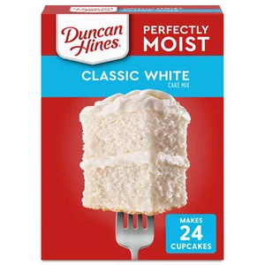 (8 pack) Duncan Hines Perfectly Moist Classic White Cake Mix, 15.25 oz - Picture 1 of 9