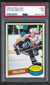 1980 81 OPC O-Pee-Chee #250 Wayne Gretzky 2nd year PSA 7 NM The Great One - Bild 1 von 4