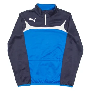 Sudadera PUMA Niños Azul 1/4 Cremallera XL - Imagen 1 de 6