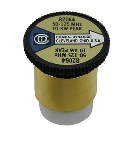 Elemento vatímetro Slug 10KW 50-125 MHz Bird 43 Dinámica Coaxial 82064 (10000B) - Imagen 1 de 3