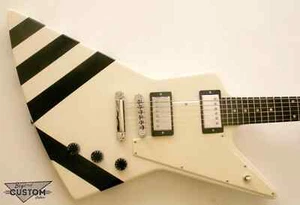 Seltene Boris Dommenget Matthias Jabs Scorpions Brite White E-Gitarre - Bild 1 von 6