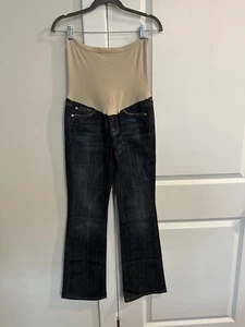 7 For All Mankind A Pea In The Pod Maternity Jeans Womens Sz 26 - Picture 1 of 5
