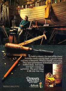 DEWAR'S WHISKY AD #3 RARE 1983 - Picture 1 of 2