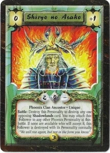L5R: *SHIRYO NO ASAKO* - Time of the Void - Legend of the Five Rings CCG - Picture 1 of 1