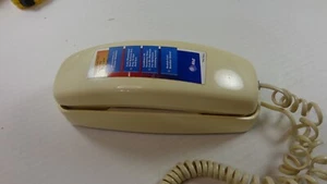 At&T Trimline 230 Push Button Wall Telephone Light Tan 1980's Corded used - Picture 1 of 10