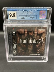 Brand New Sealed PlayStation 1 FRONT MISSION 3 PS1 Video Game CGC 9.8 A+ Graded - Picture 1 of 6
