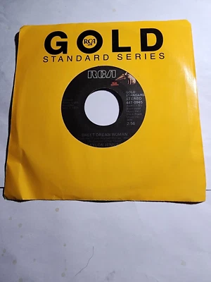 WAYLON JENNINGS - SWEET DREAM WOMAN/GOOD HEARTED WOMAN- VG++ F15 - Image 1 of 2