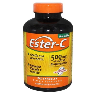 American Health 500 Mg Ester-C with Citrus Bioflavonoids, 240 Capsules - Image 1 of 3
