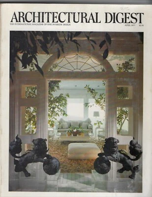 Architectural Digest Magazine April 1977 - Image 1 of 2