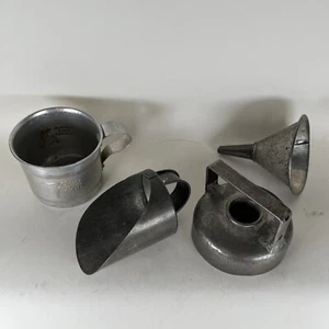 Little Miss Muffet Little Tommy Tucker Child's Aluminum Cup & Kitchen Tools Lot - Picture 1 of 15