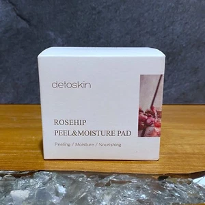 DETOSKIN Rosehip Skin Peel & Moisture Pad New In Box & Sealed Korean Beauty - Picture 1 of 3