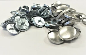 Upholstery button blanks for cover buttons size 24 30 36 44 Loop back buttons - Picture 1 of 4