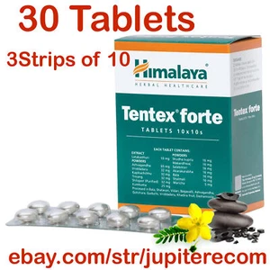 Himalaya Tentex Forte 10X 3Strips = 30 Tablets Fast Shipping - Picture 1 of 5