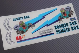 Pegatinas de vinilo ZombieBox con tema zombie retro apto para caja de almuerzo y calcomanías para neumáticos Tamiya - Imagen 1 de 1
