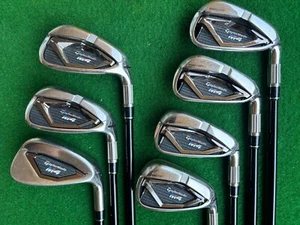 TaylorMade M4 IronSet 5-9+PwAw 7pic RH FUBUKI Tm6 graphite Flex Regular Used - Picture 1 of 14