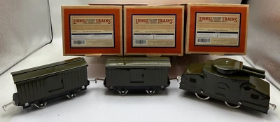 MTH / Lionel O Gauge 11-6029-0 No 214 Armored Motor Car Ammunition Car Train Set - Image 1 of 4