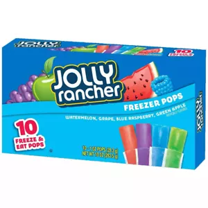 Jolly Rancher Freezer Pops 10-Pack 283g Wassereis | USA Amerika Import - Bild 1 von 1