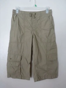 OLD NAVY Women's Youth XXL (18) Capri Khaki Tan Pants 7 Pockets 100% Cotton - Picture 1 of 6