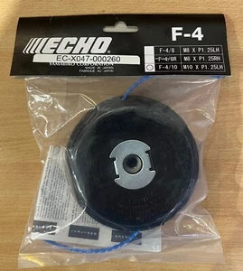 GENUINE ECHO STRIMMER BRUSHCUTTER NYLON BUMP FEED HEAD F-4/10 X047000260 FREE RM - Picture 1 of 3