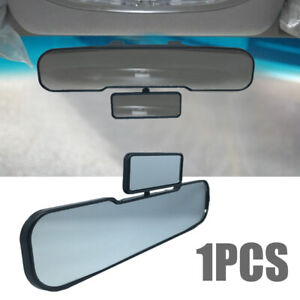 2 In 1 Universal Rotatable Wide Angle Safety Car Mirrors Double Rearview Mirror