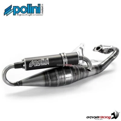 Silenciador sistema completo Aprilia SR50LC Stealth-Racing 2T Polini Race 4 no aprobado Foto 1 de 4