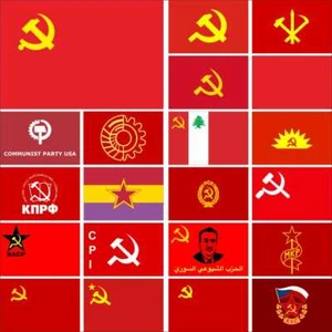 Kommunistische Partei Flagge Bangladesch Weißrussland Bhutan Brasilien Kambodscha Kanada Chile Laos - Bild 1 von 73