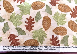 Simple Living Fabric by Michael Mullan - 2 yards - Picture 1 of 4