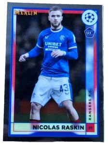 MERLIN CARD NICHOLAS RASKIN    RANGERS  FC    CARD  NO 148 - Picture 1 of 2