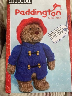 Official Paddington Bear Knitting Pattern with Duffle Coat & Hat Knit Now - Image 1 of 3