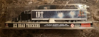 Модель дальнобойщиков Ice Road Peterbilt 389 (синяя) масштаб 1:87 Norscot 58614 - Изображение 1 из 4