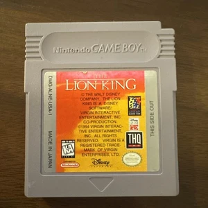 The Lion King - Nintendo GameBoy Authentic - Picture 1 of 2