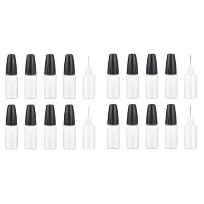 20Pcs  Tip Applicator Bottles, 10Ml/0.34Oz Dispensing Needle Bottle PET7378 - Image 1 of 4