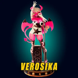 Sexy Verosika Mayday Helluva Boss Miniature Garage Kit - Picture 1 of 5