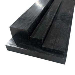 1-1/4" x 8" x 8", Acetal POM Plastic Bar, Sheet, Plate, Black - Picture 1 of 1